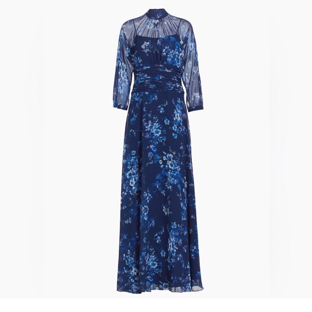 Teri Jon by Rickie Freeman
Floral Chiffon Maxi Dress